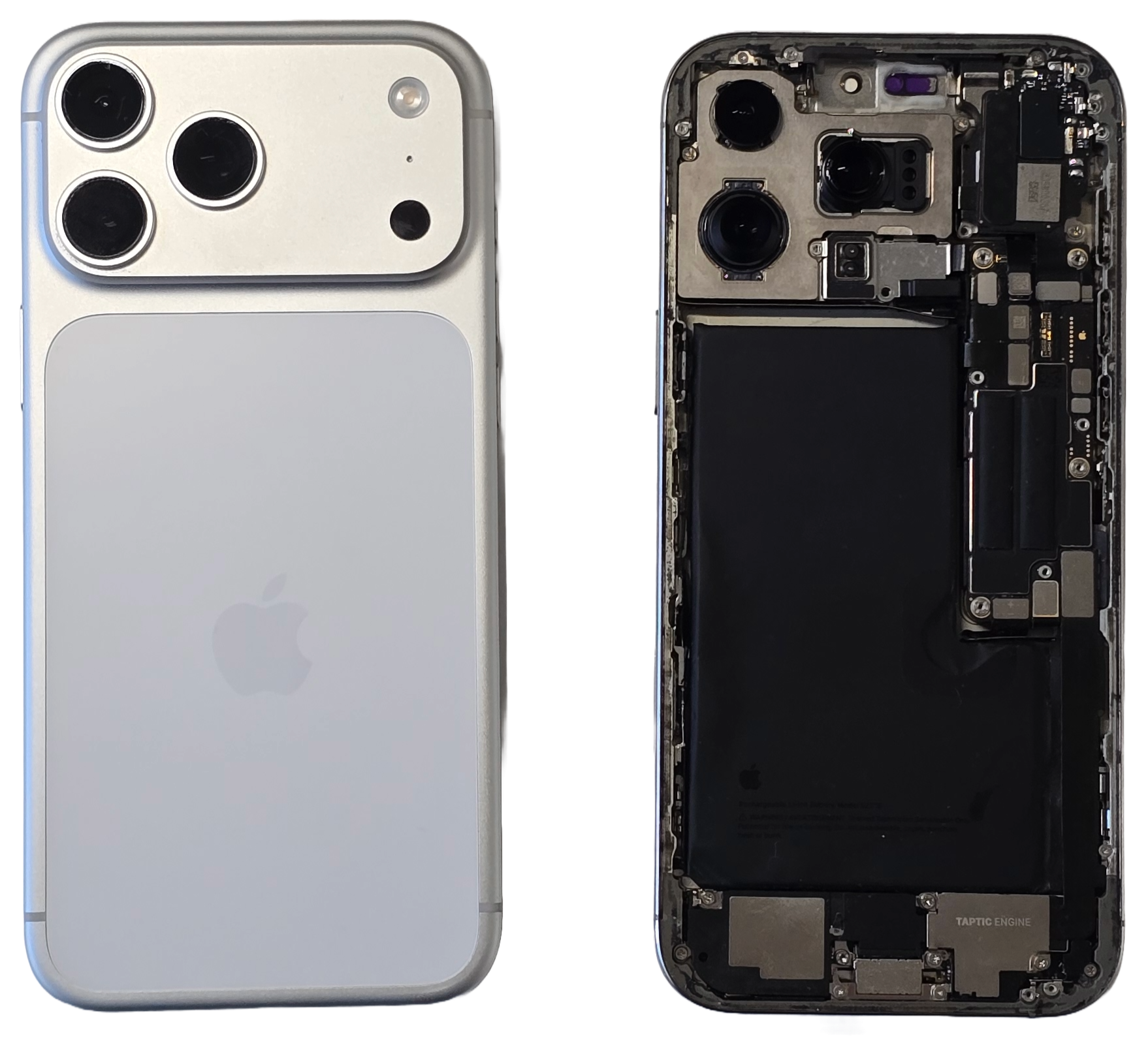 iPhone 17 Pro Max — pirms un pēc atjaunošanas